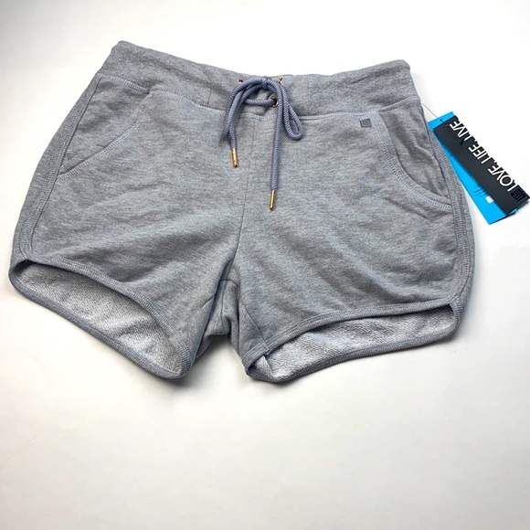 Love.Life.Live Pants - NWT Love.Life.Live Grey Draw String Shorts size Small